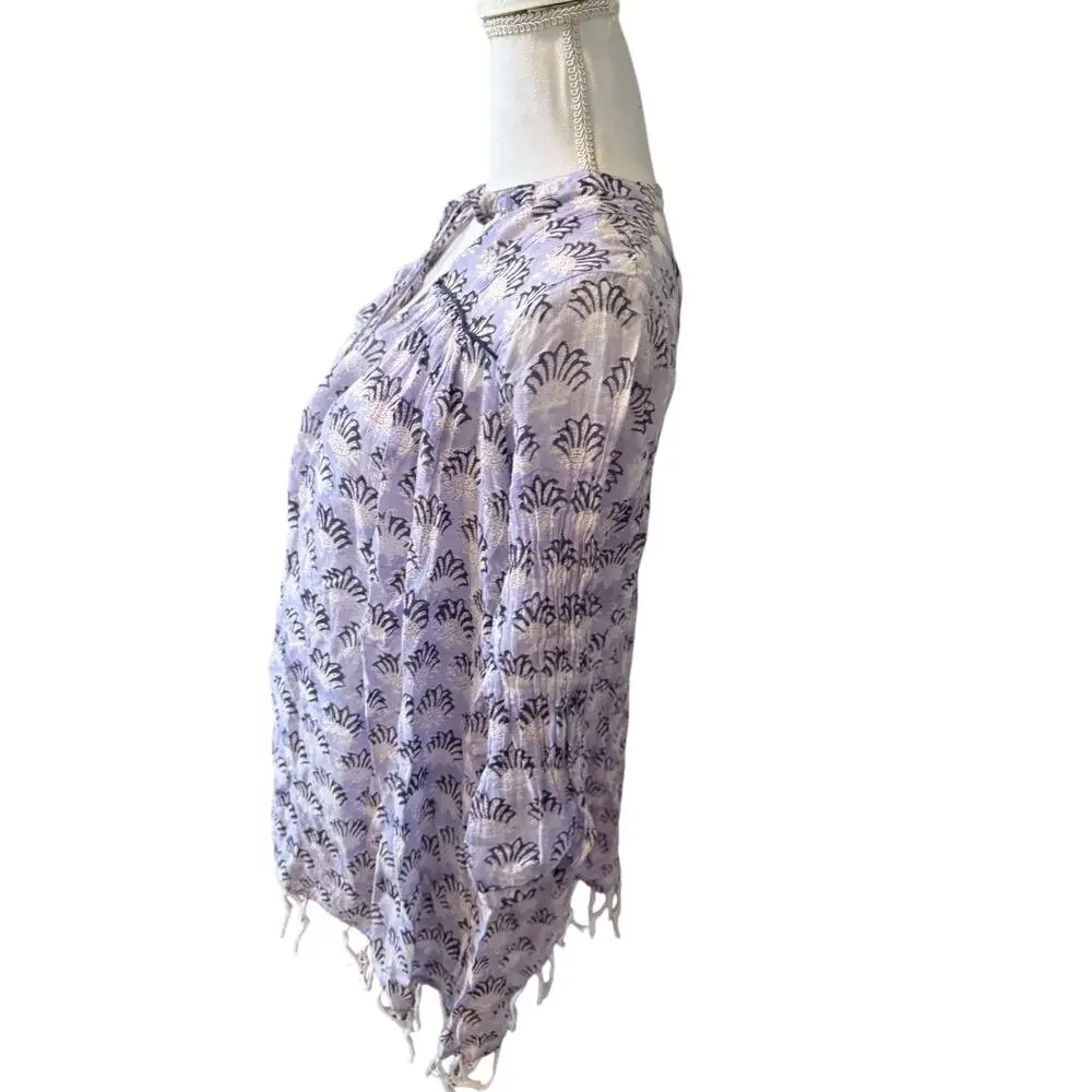 Roberta Roller Rabbit Serafina Cover Up Tunic Lavender S